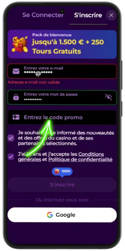 Spinmama Casino Si vous disposez d'un code promotionnel, saisissez-le dans la fenêtre prévue à cet effet ou dans la fenêtre lors de votre inscription via Googlee